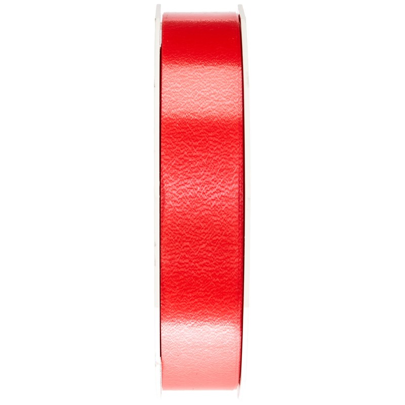 Bastglanzband 25mmx91m rot