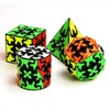 Yealvin Gear Speed Cube Set, Gear Puzzle Cube Bundle of