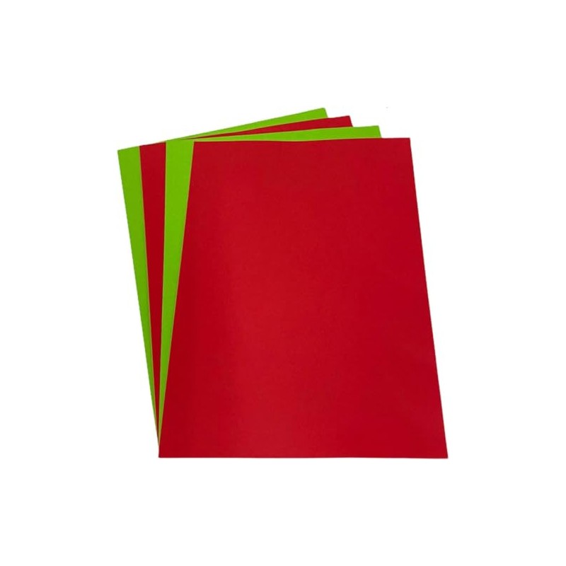 DJP A4 Christmas Coloured 80gsm Paper - Intensive Red &