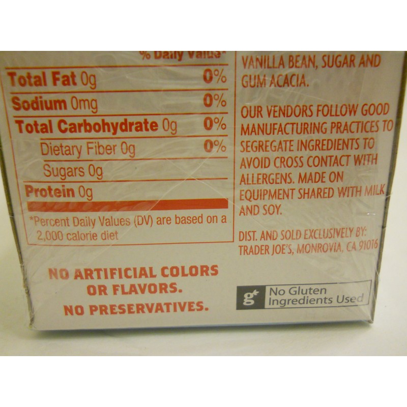 Trader Joes Candy Cane Green Tea Decaffeinated 20 Tea Bags,