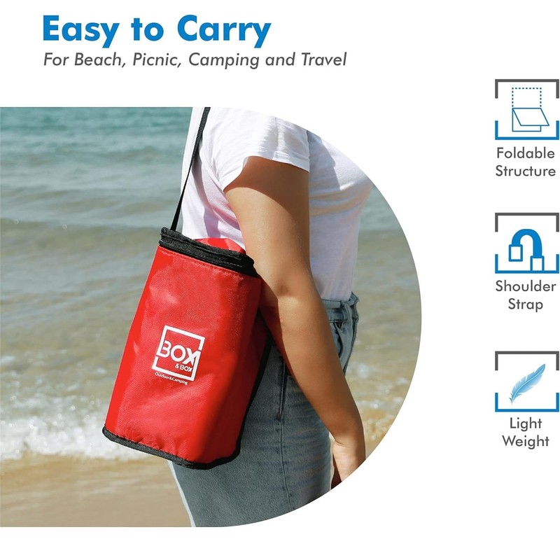 Camp&Fire 6 Litre Small Cooler Bag. Insulated Thermal Bag with