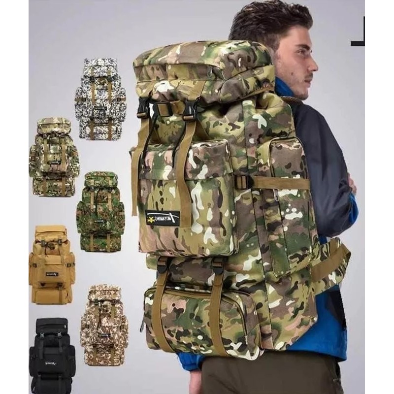 Yuqing Mochila De Senderismo Grande 70l Resistente Agua Para Vi
