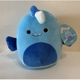 Kellytoy Squishmallows Sealife Squad 8” Zal Blue Anglerfish Kellytoy NWT