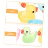 Outanaya 50pcs Luminous Miniature Duck Decorations for Party and Crafts