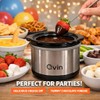 Mini Slow Cooker 0.65qt(20oz) warmer, fondue pot set,chocolate melting pot