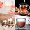 Baricoffee Set de 4 Tazas de Cafe Bonitas Set Moderno,