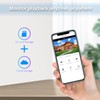 4MP solar low power consumption wifi surveillance camera with two-way