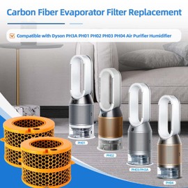 HIHEPA 2 Pack Wick Evaporator Filter Replacement Compatible with Dyson PH3A PH01 PH02 PH03 PH04 Air Purifier Humidifier