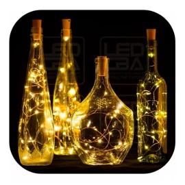 Led Botella Corcho Tira Led Decoración Adorno Colores Fiesta Mul