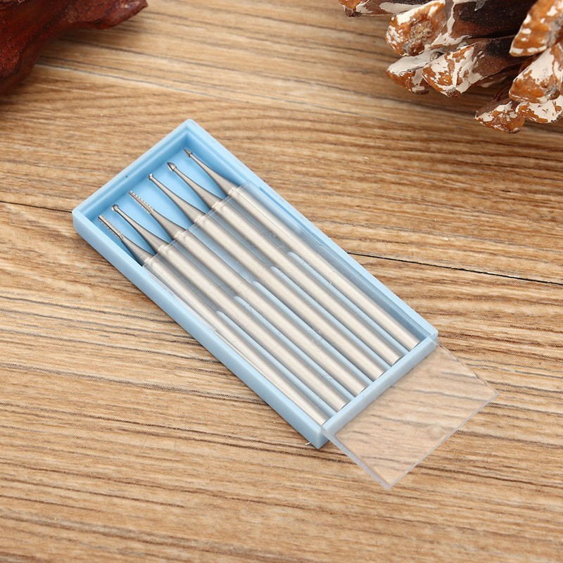 Miniature Drill Needle Engraving Milling Cutter Carving Bits Gold Silver