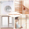 12 Pcs 2 Inch Hold Down Brackets, Clear Color Plastic