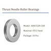 Kozelo 10pcs AXK1528 Thrust Needle Bearings - [15mm Bore x