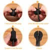uxcell 10Pcs Wall Grommets for Cables, 3/4"(19mm) Silicone Cable Wall
