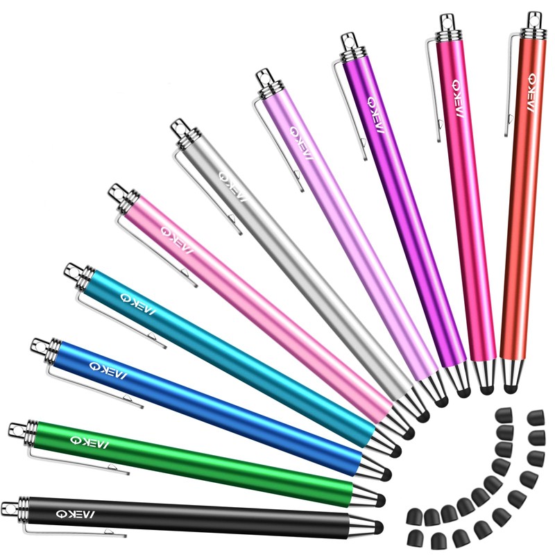 Stylus Pens for Touchscreens,MEKO 10 Pack Thin Rubber Tip Stylus