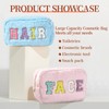 oyhqes 2Pcs Preppy Makeup Organizer Bag Set (hair,face)