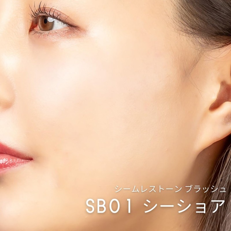excel Seamless Tone Blush SB01 (Seashore) Blue Cheek