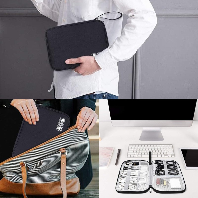 JNGTKL Electronics Travel Organizer, 1 Pcs Portable Travel Essentials, Fashionable