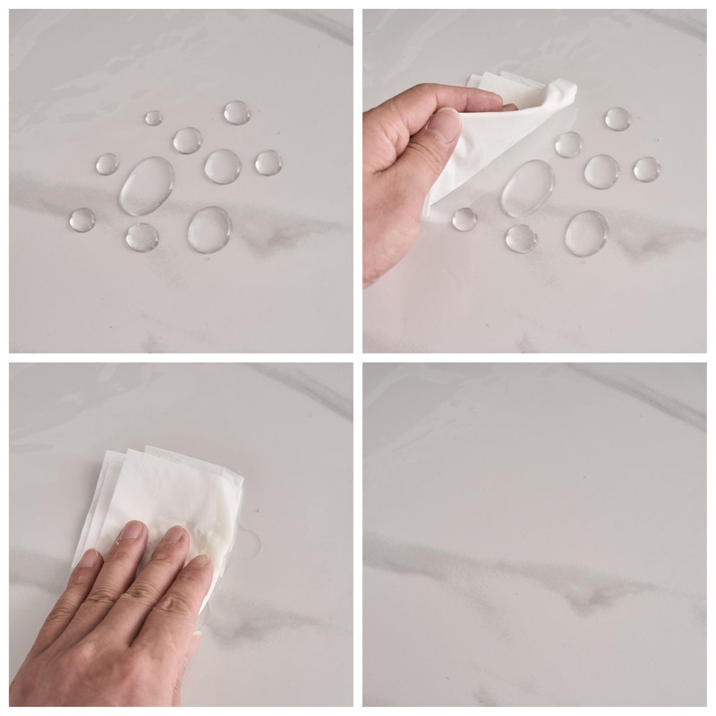 Mantel de vinilo transparente resistente al agua y al aceite