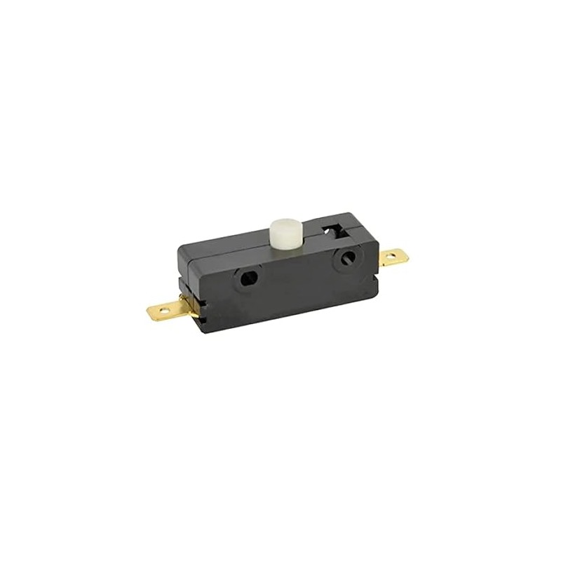 Micro Switch, Snap Action, SPST, NO, Off-Momentary, Pin Plunger, 15A,125V