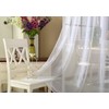 Woltu #307 Transparent Curtain with 50 mm Ruffle Band Curtain