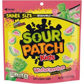 SOUR PATCH KIDS Watermelon Flavored Candy, 12 - 12 oz Bags