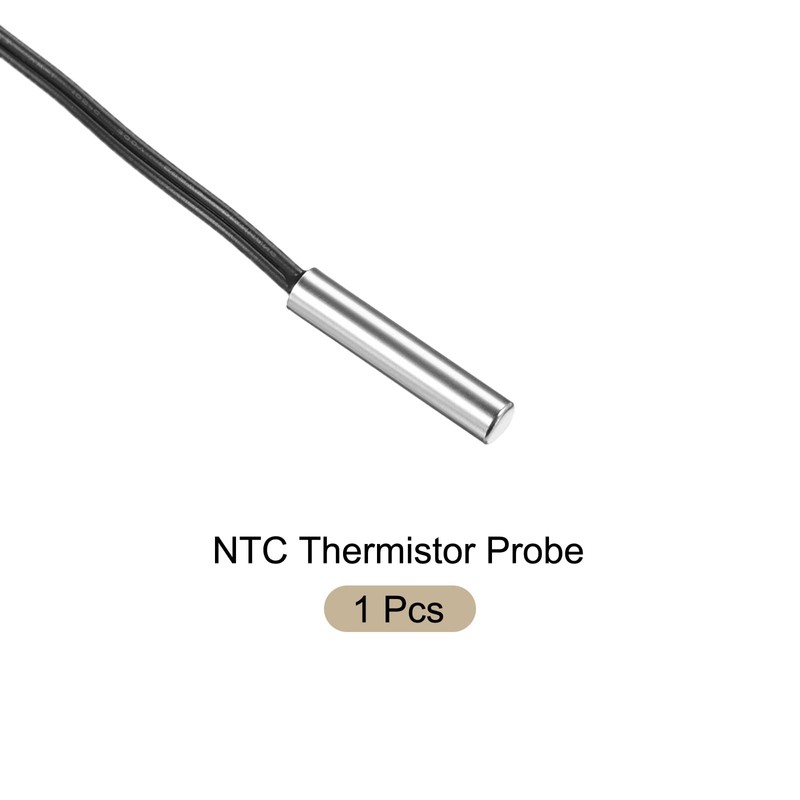 Rebower NTC Thermistor Probe 50K 3.3ft Waterproof Stainless Steel Temp