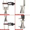 VINCA IP54 Grade Digital Caliper, DCLA-1205 12 Inch/300mm, Inch/Millimeter/Fraction Conversion,