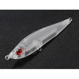 wLure 10 Blank Minnow Fishing Lure Bodies 3 Inch 1/2 oz Unpainted Lure UPM708