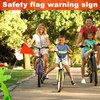 4 Pack Safety Flags with Pole Replacement for Step2 Step