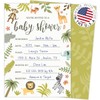 Safari Baby Shower Invitations Set of 25 Fill-In Style Cards