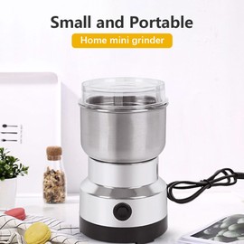 Grinder Household Mini Stainless Steel Electric Pulverizer Four Edged Blade 100-200W High Power Ultrafine Coffee Triturator