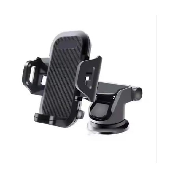 Car Phone Mount Holder with Dual Installation, Dashboard Suction Cup
