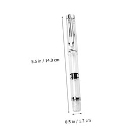 DOITOOL 3Pcs Refillable Calligraphy Brush Pens Set Versatile Watercolor Brush Pens for Drawing Writing and Chinese Calligraphy Smooth Writing with Transparent Body for Artists and