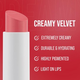 aden Velvet lipstick – Highly Pigmented – Durable & Hydrating – Non Drying – Creamy & Smooth (01 Teddy)