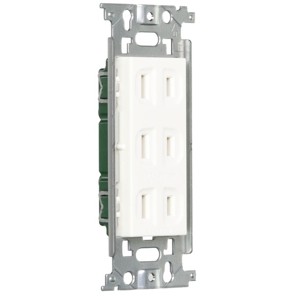 Panasonic WN1503SW Embedded Triple Outlet White