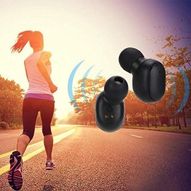 Auriculares Bluetooth 5.0 TWS, auriculares intrauditivos Sonido estéreo de alta fidelidad verdadero Auriculares inalámbricos Auriculares deportivos...