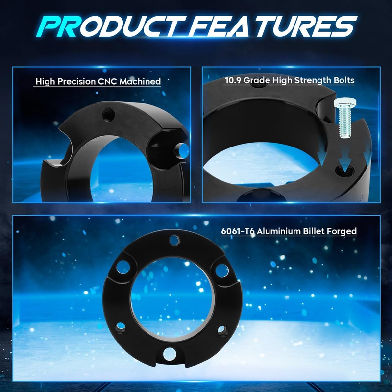 2 inch Front Leveling Lift Kit Compatible with 2003-2023 Toyota