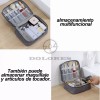 Dolores Estuche Cargador Usb Organizador Bolsa De Cables Impermeable