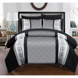 Lazzaro Single Duvet Cover Set - Premium Microfiber Single Duvet Set (135 x 200 cm) 2 PCs - Ultra Soft & Reversible Duvet Cover Single With Pillow Case