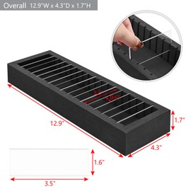 MOOCA 17 Bangle and Bracelet Holder, Jewelry Display Tray, Bracelet Organizer Tray, Ideal for Make-up And Other Accessories, Showcase Up to 17 Bangle, Jewelry Display For Vendors