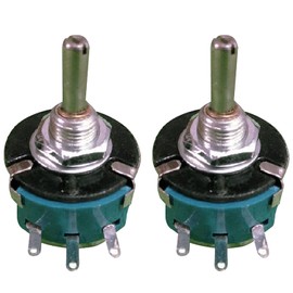 OVERisus Volume 100Ω 3W Wire Wound Resistance Ham Balancer for DIY Vacuum Tube Amplifier Science Experiment Free Research Electronic Craft Variable Resistor (Set of 2)