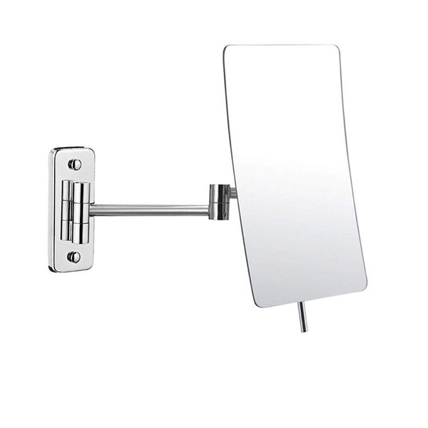 3x Magnification Wall Mirror - Folding Extension - 360 Degree Rotation Magnifying Mirror Bathroom Mirror with Drill
