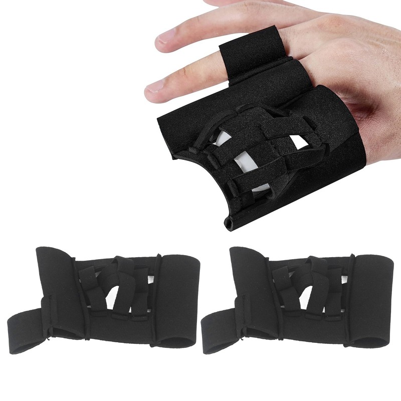 2Pcs Baseball Training Catching Glove Black Soft Comfortable Mini Baseball