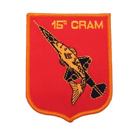 2 Stück CRAM Italien Militär Stickerei Patch Abzeichen mit Haken und Loop Backing