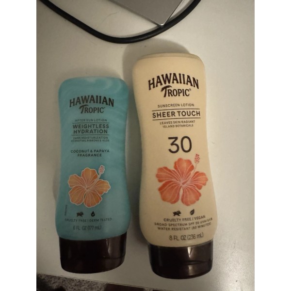 Hawaiian Tropic Sheer Touch SPF 30 & Silk Hydration After