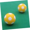 Kisangel Table Football Ball Accessories 6pcs Mini Replacement Foosballs for