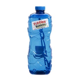 BUBBLES by Little Kids Fubbles | 64oz Non Toxic Bubble Solution Refill for kids | bubble wand included, colors may vary, (12301E)