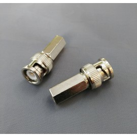 DLS (1 PC) BNC Twist On Male RG59 RG62 Connectors - USA Seller