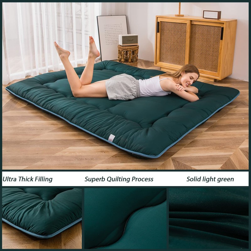 MAXYOYO Japanese Floor Mattress Futon Mattress, Thicken Sleeping Pad Foldable