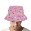 Candy Sprinkles Pink Donut Glaz Bucket Hat for Men Women